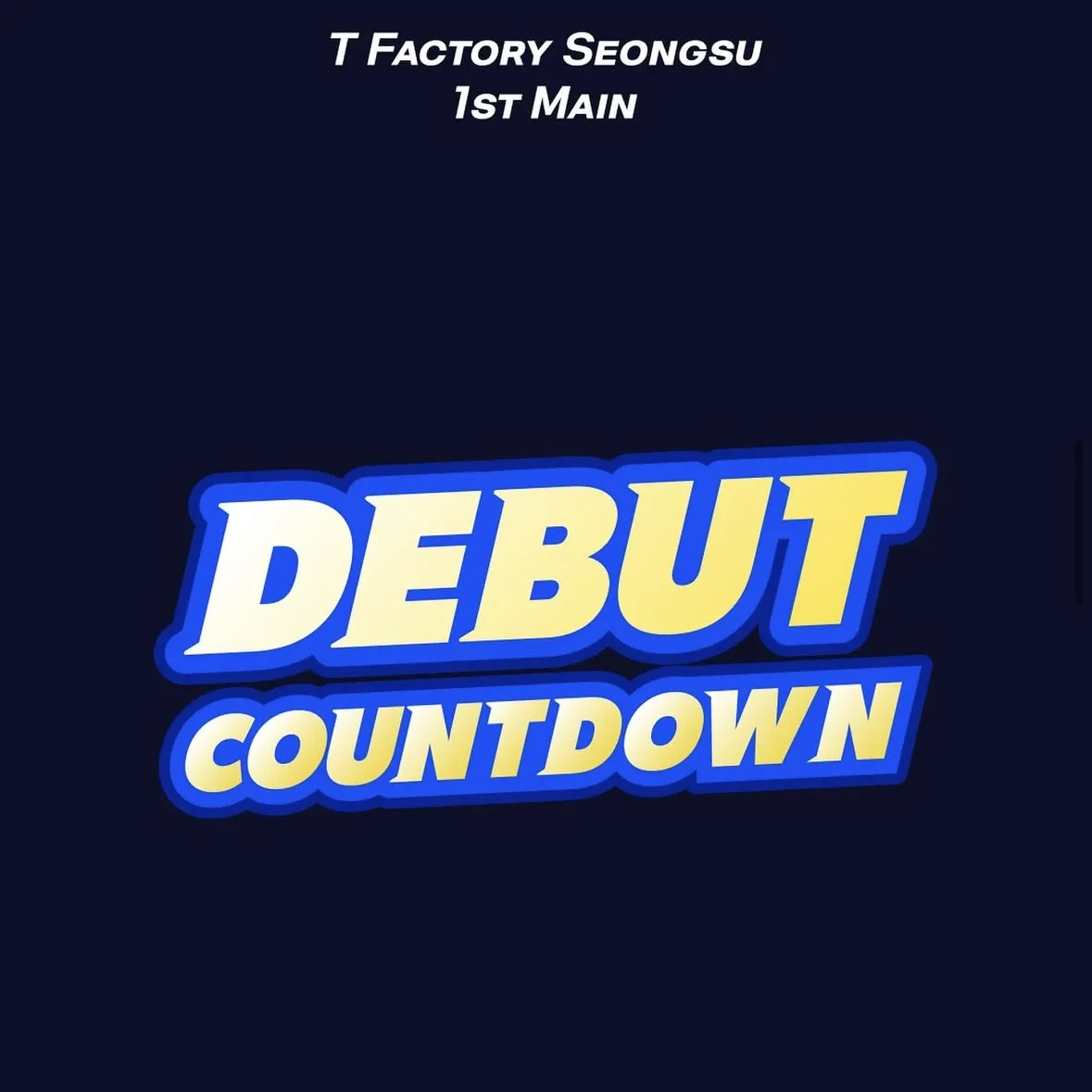 DEBUT COUNTDOWN POPUP - デビューまでたった20分