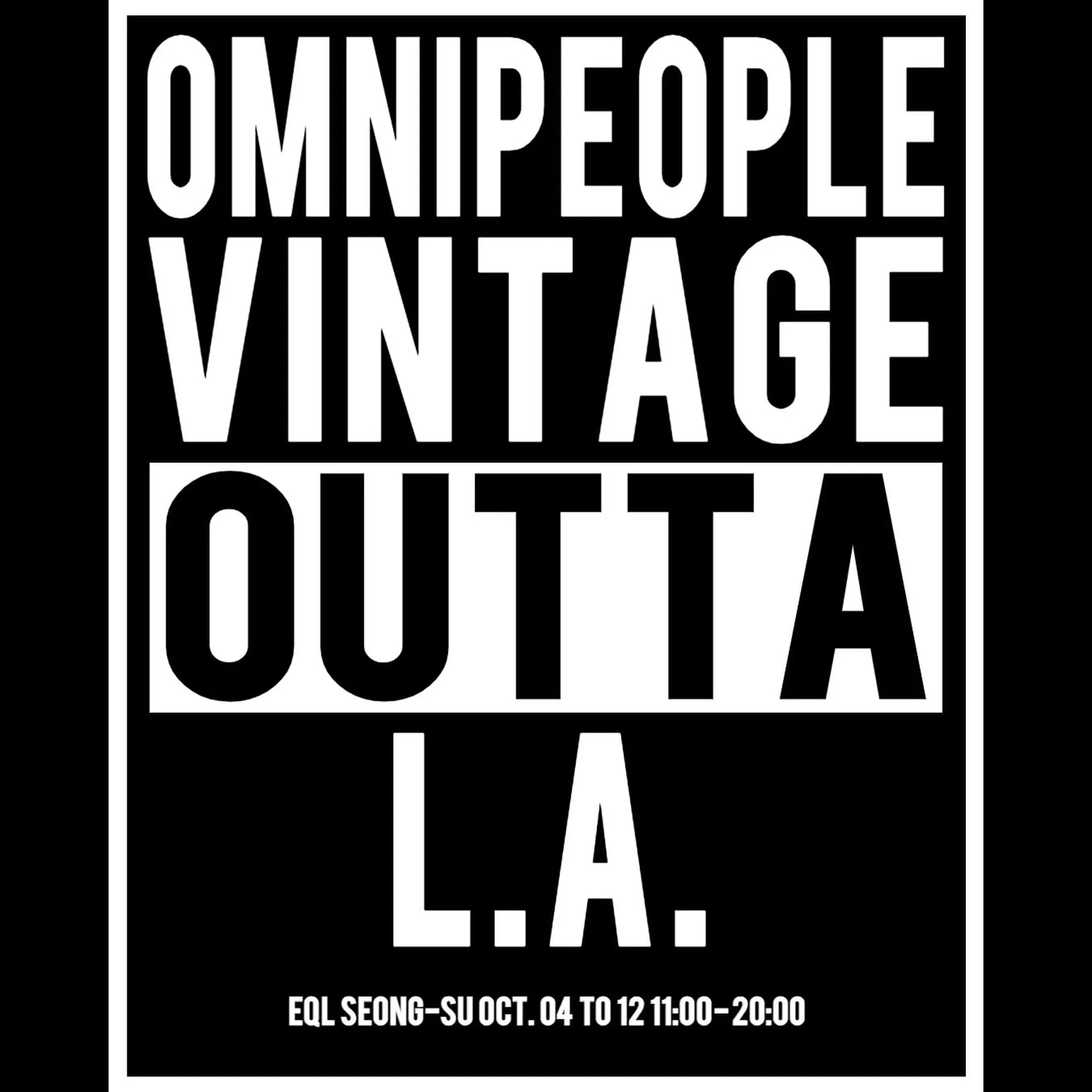 OMNIPEOPLE VINTAGE POPUP