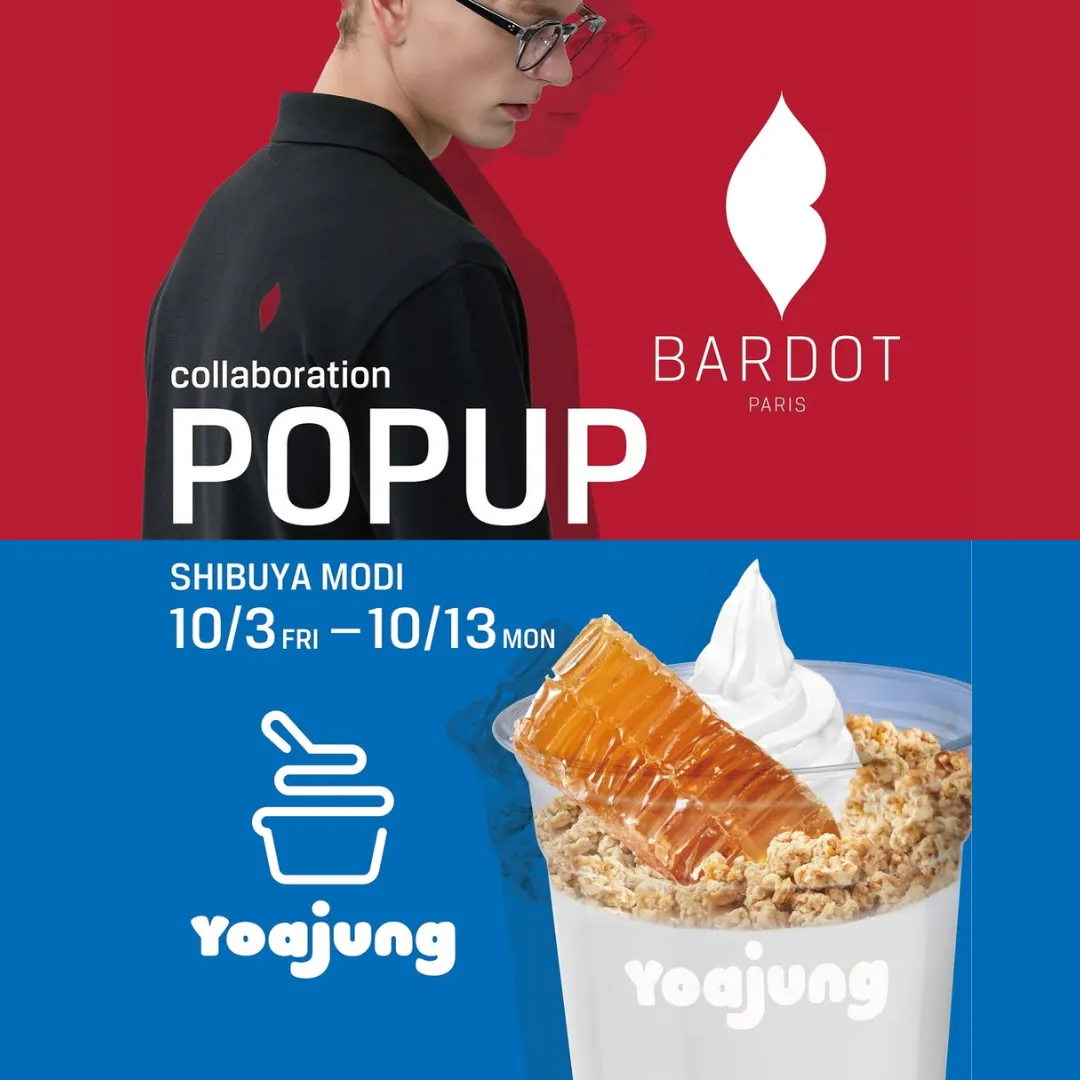 YOAJUNG × BARDOT PARIS コラボポップアップ