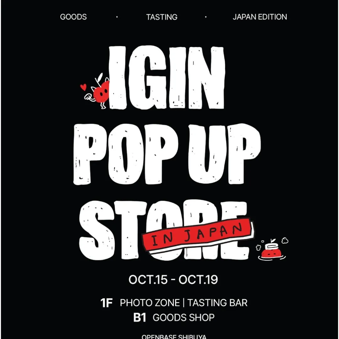 IGIN POPUP STORE IN JAPAN 