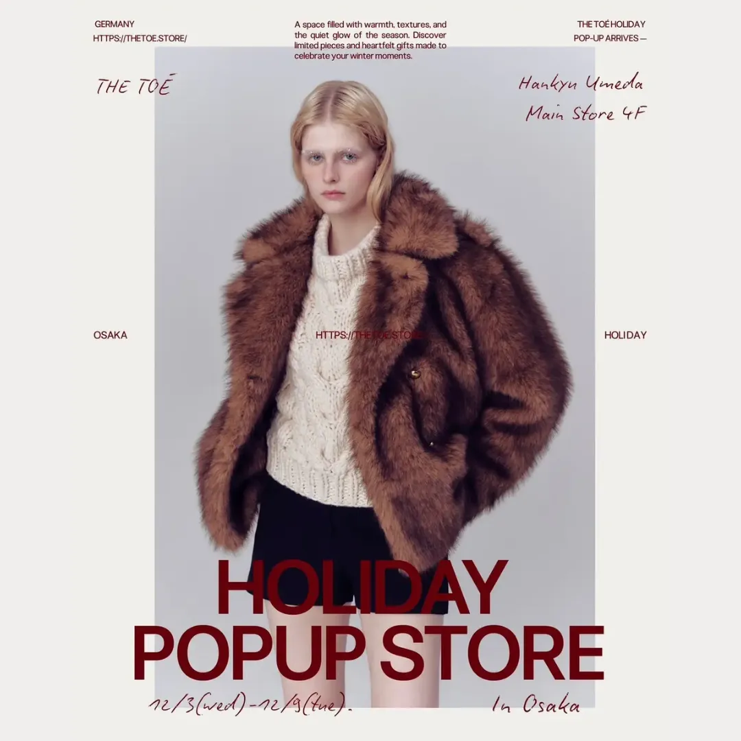 THE TOÉ HOLIDAY POPUP STORE