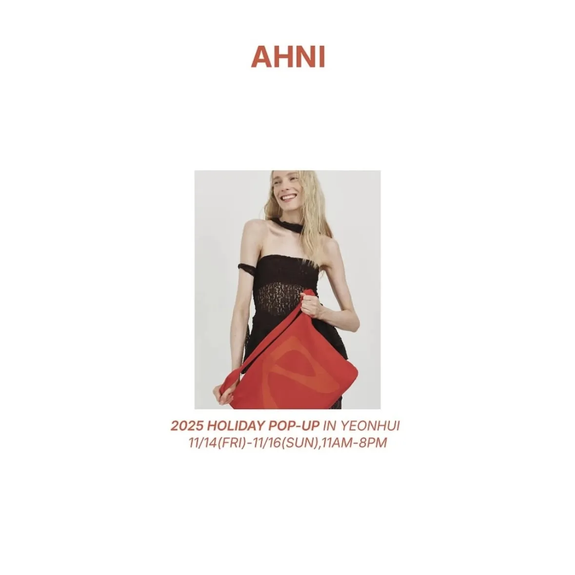 AHNI HOLIDAY POPUP
