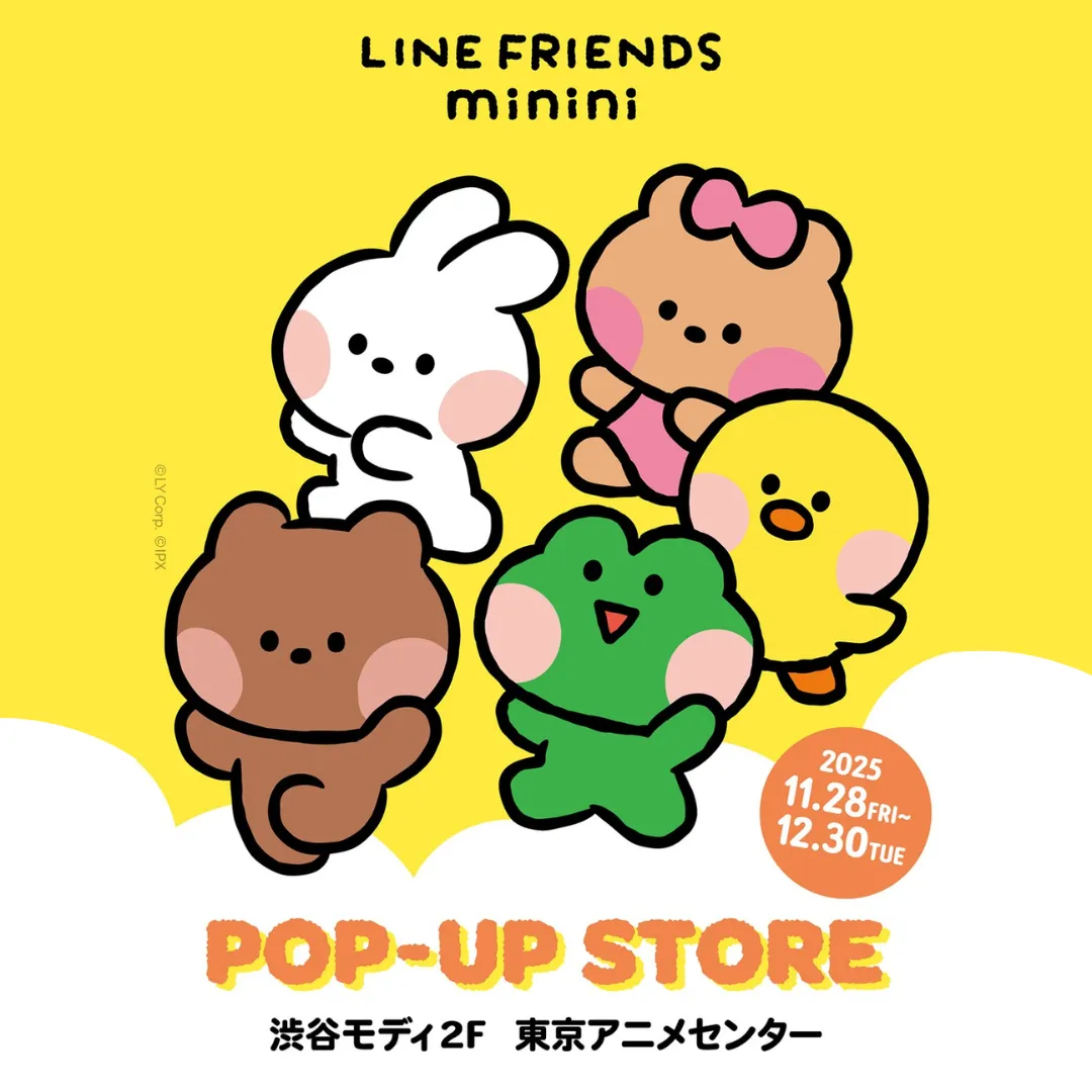 LINE FRIENDS minini POP UP STORE 