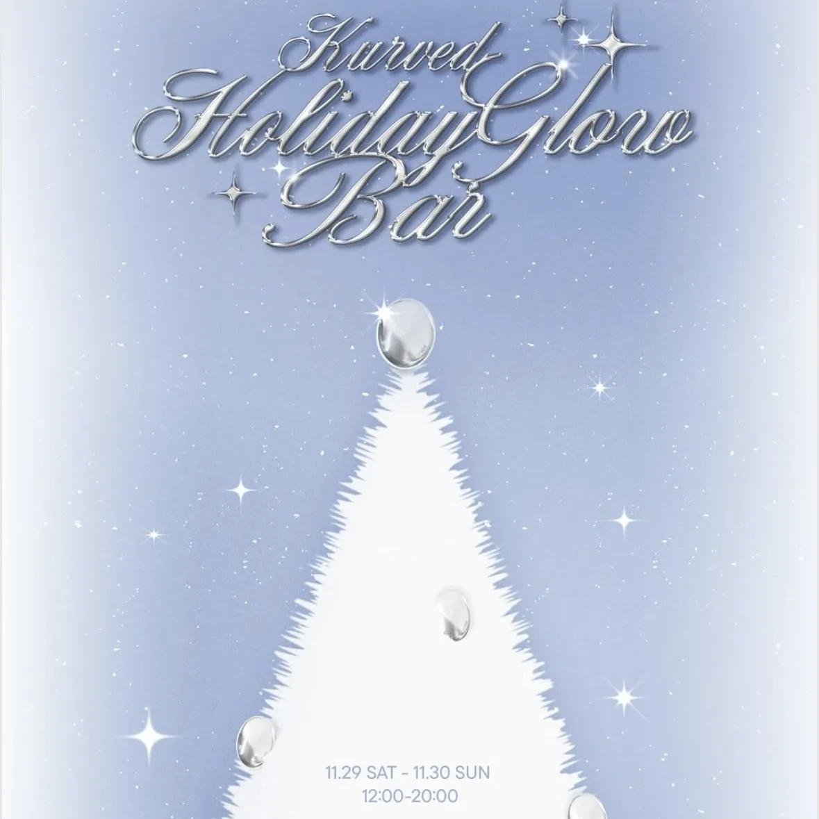 Kurved HOLIDAY GLOW BAR POPUP