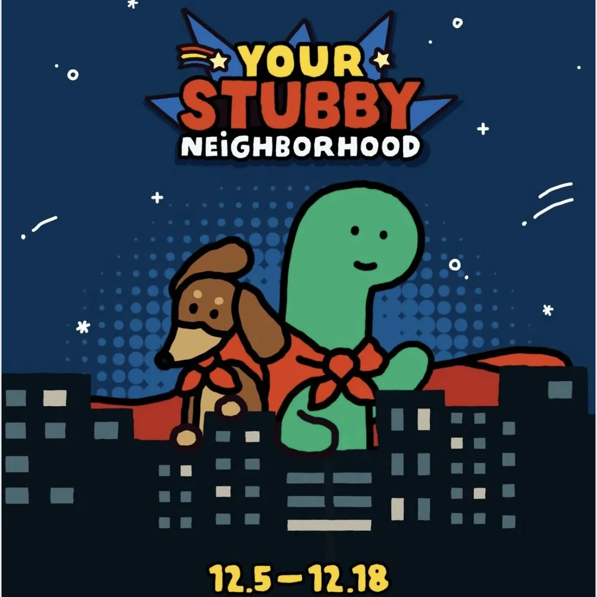 BRACHIO x WOODY -YOUR STUBBY NEIGHBORHOOD