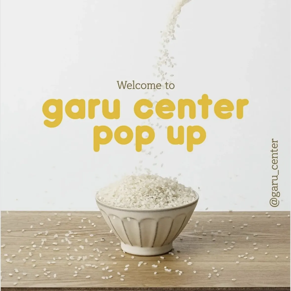 GARU CENTER POPUP