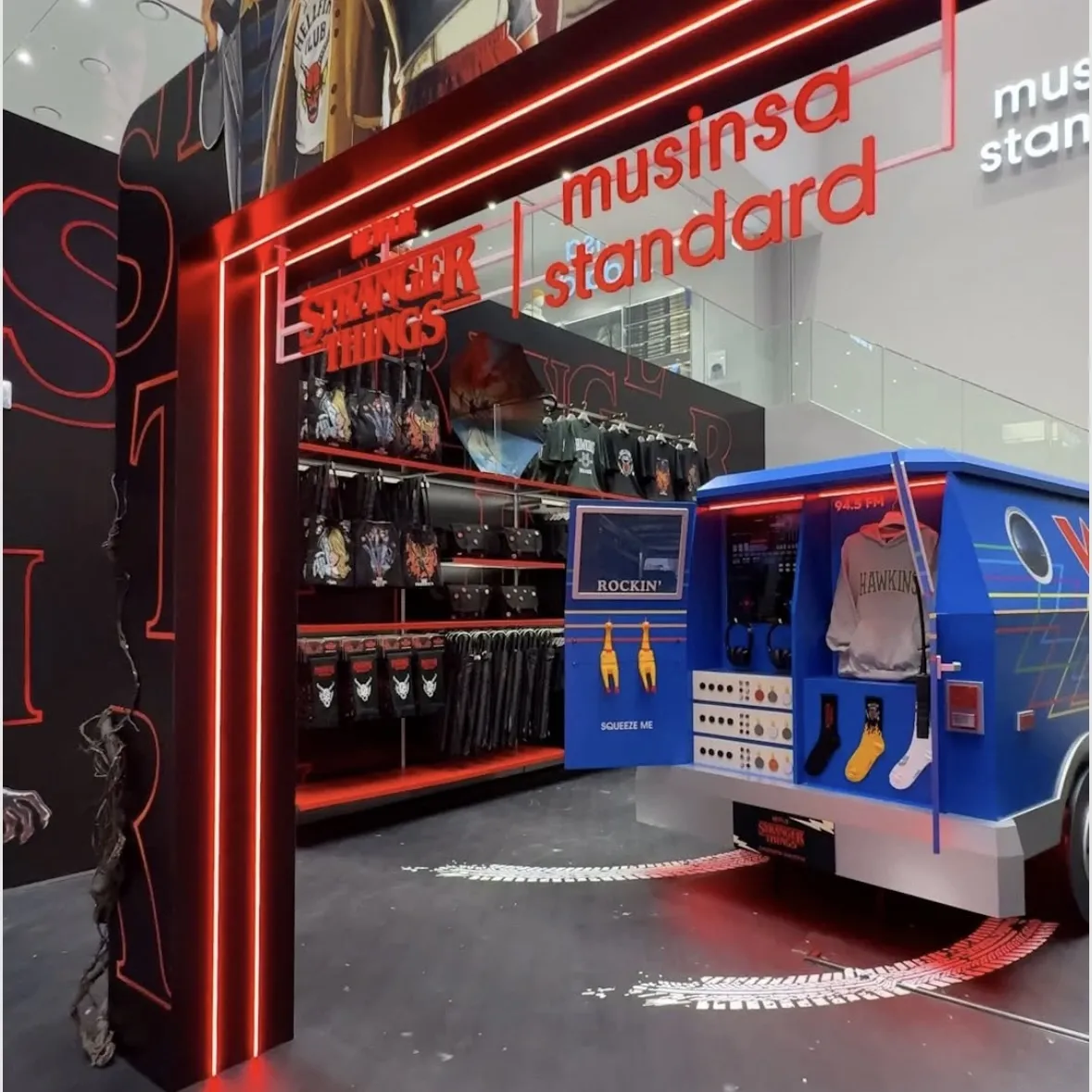 【ホンデ】ストレンジャーシングス x MUSINSAスタンダード POPUP