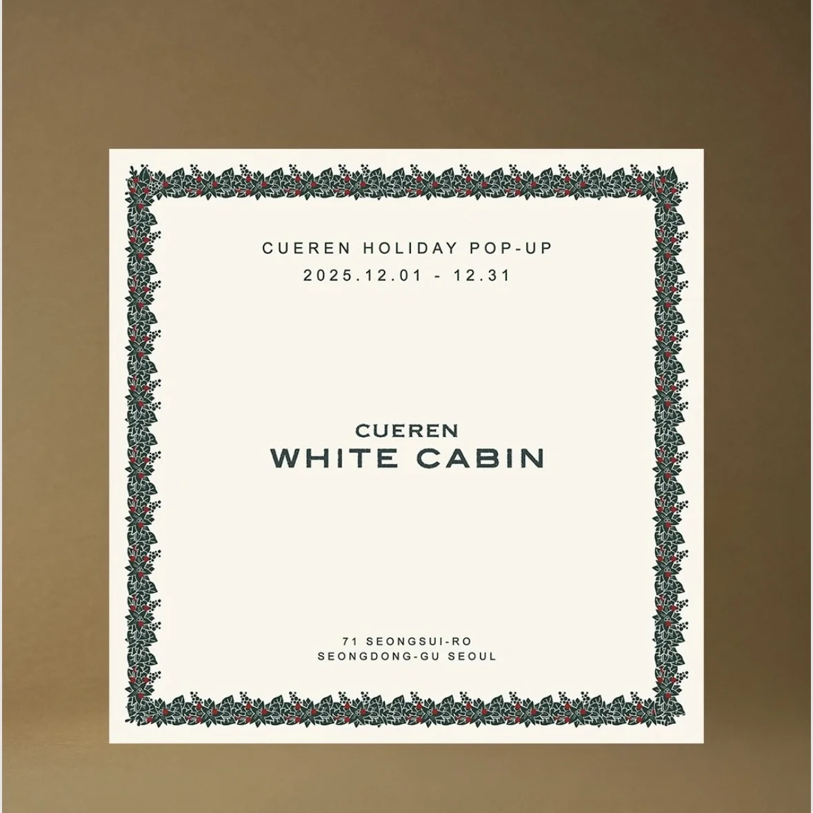 CUEREN WHITE CABIN POPUP