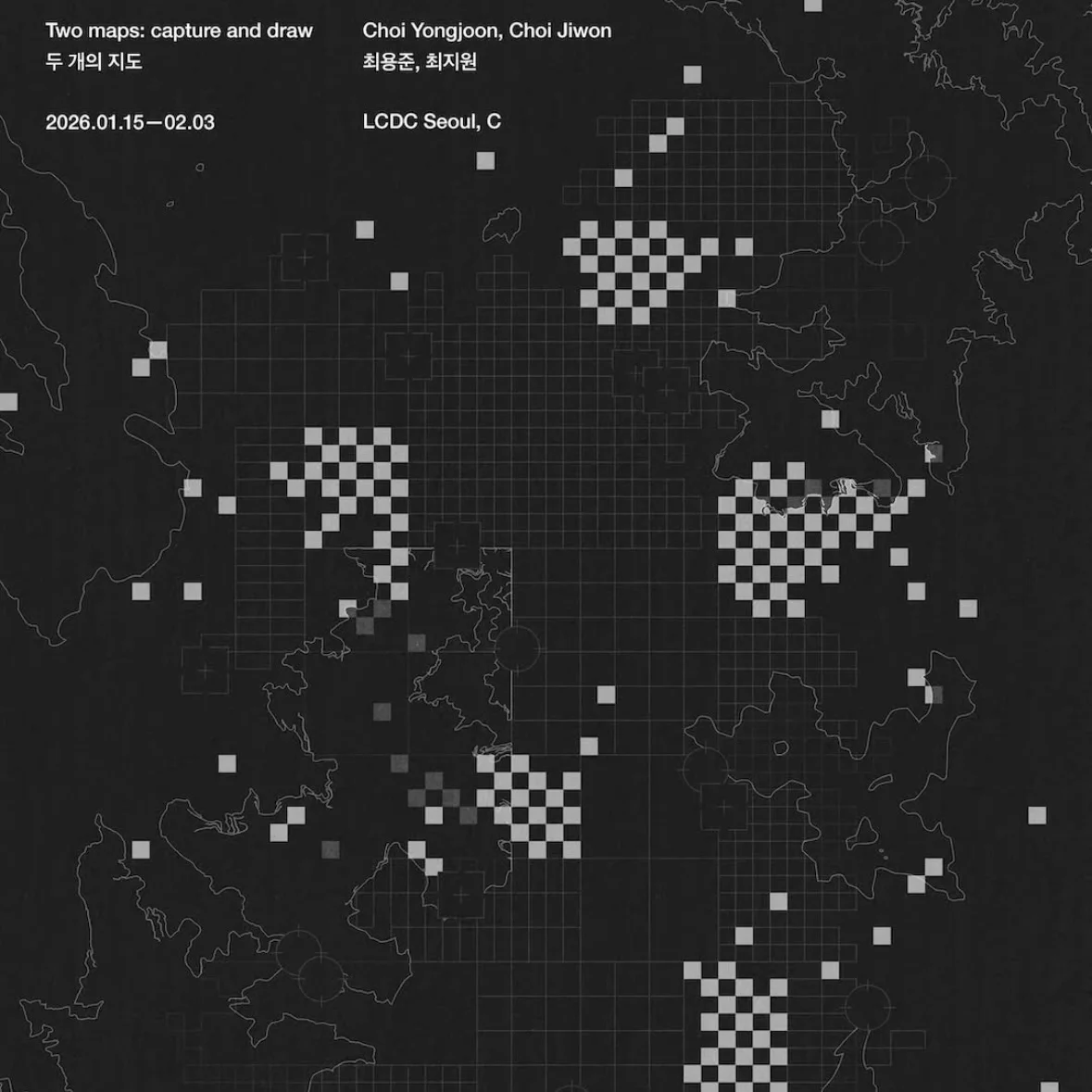 写真展 Two maps: capture and draw 