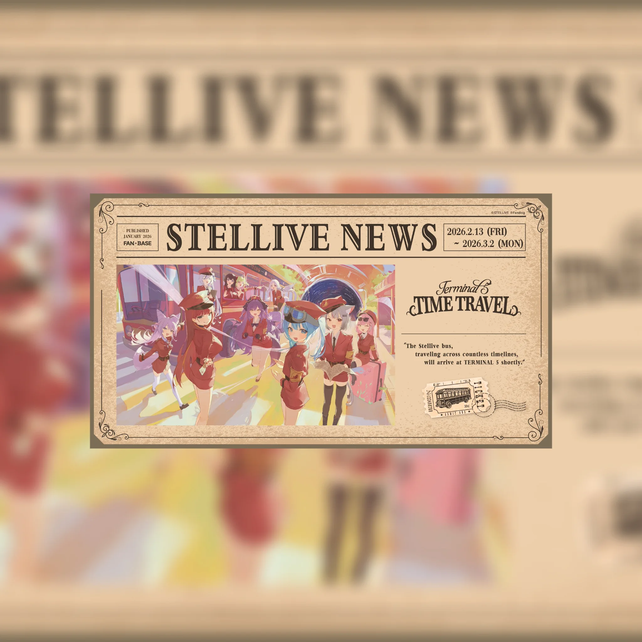 STELLIVE TIME TRAVEL : TERMINAL 5 POPUP