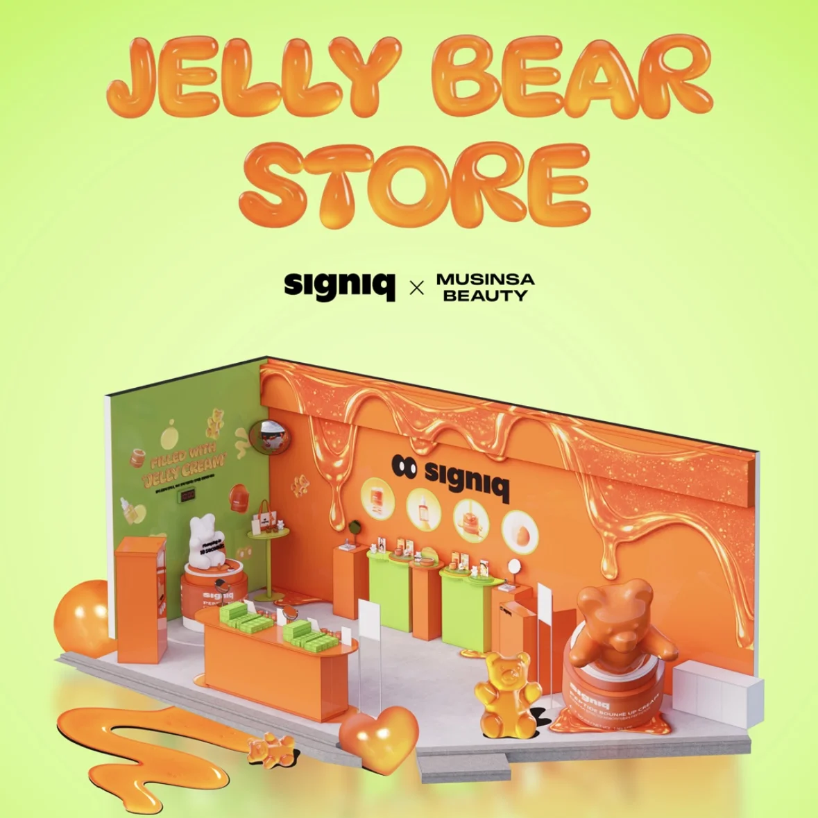 signiq JELLY BEAR STORE POPUP