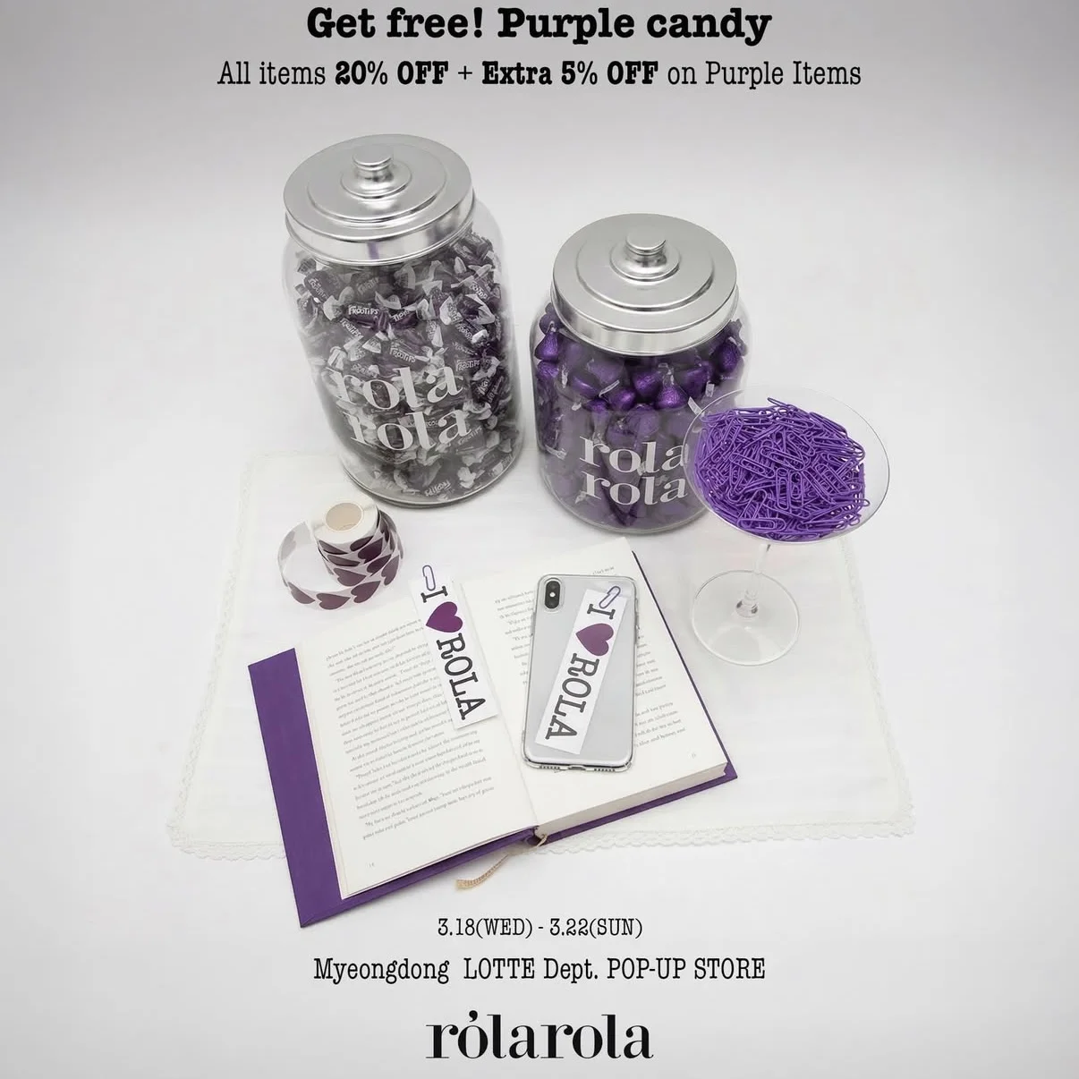 ROLAROLA LOTTE POP-UP STORE