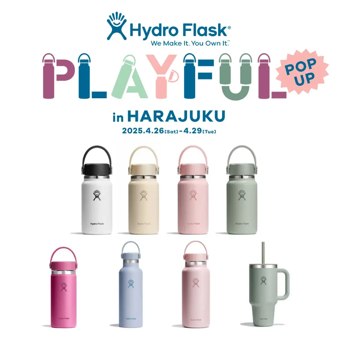 Hydro Flask PLAYFUL POPUP in HARAJUKU