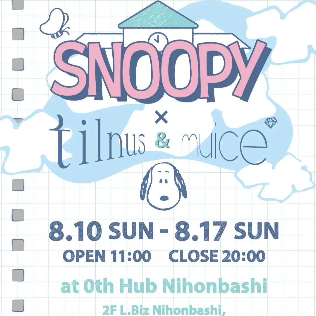SNOOPY × tilnus&muice