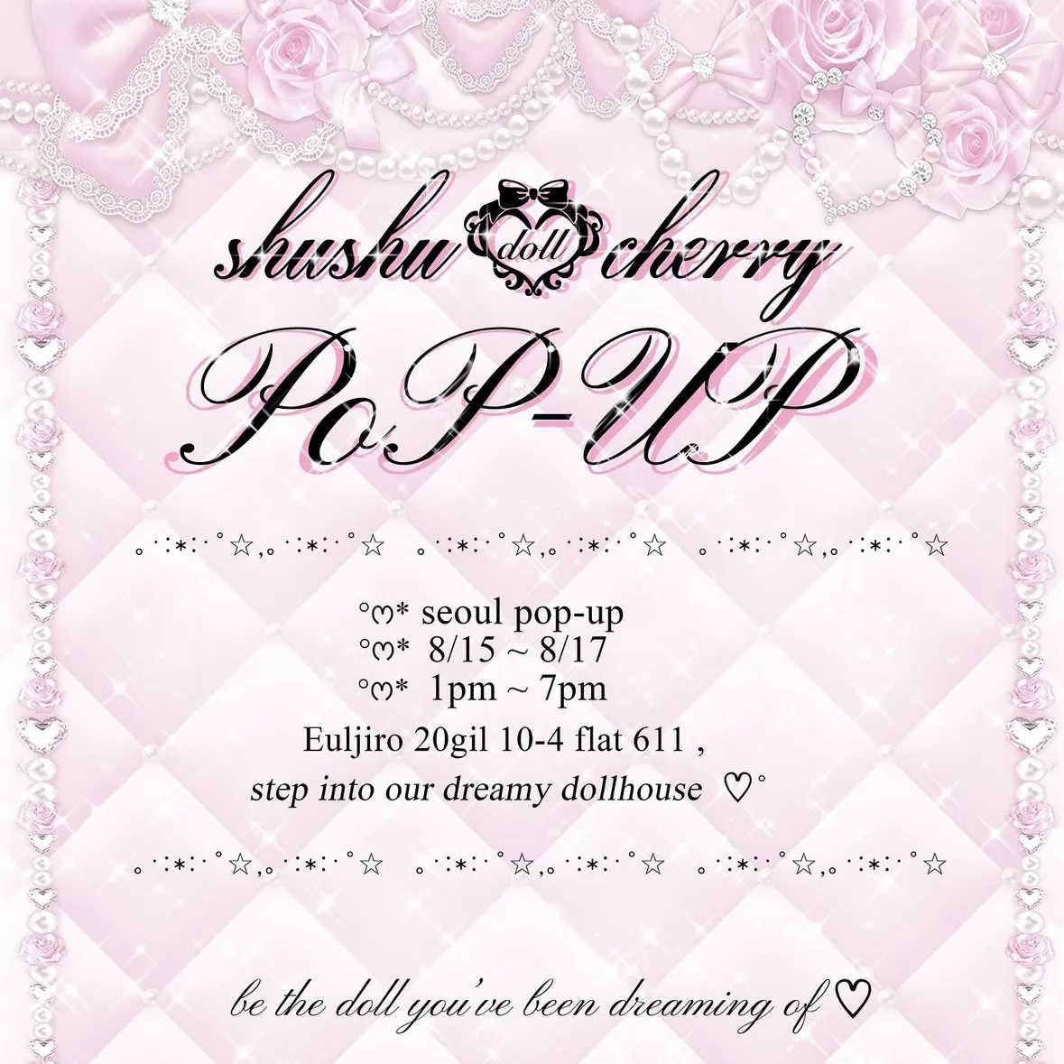 shu shu cherry POPUP