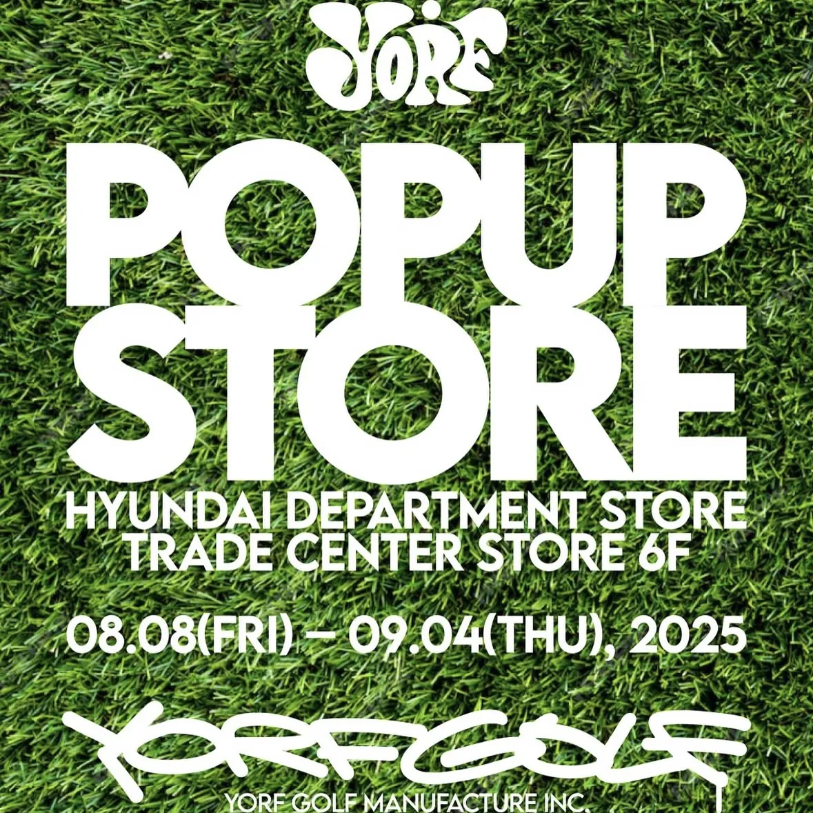 YORF GOLF POPUP