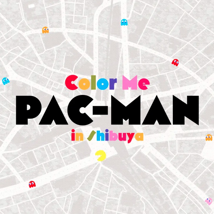 Color Me PAC-MAN in Shibuya