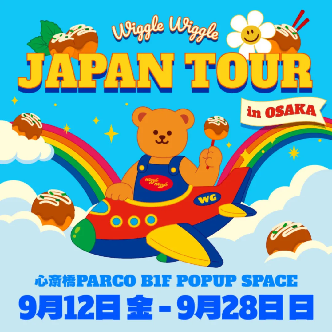 wiggle wiggle POP UP in OSAKA